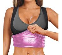 Shein 1 pieza Chaleco de compresión para ejercicios de mujer, Top tipo sauna, Sujetador deportivo tipo push up para fitness, Accesorios de gimnasio para faj