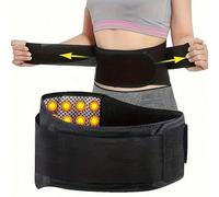 Shein 1 pieza Cinturón ajustable y transpirable para la cintura, adecuado para hombres y mujeres - Cinturón de soporte lumbar de talla extra grande con calo