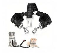 Shein 1 pieza Cinturón de ajustable dual para perros con función de protección elástica y absorción de impactos, correa de para mascotas en el automóvil, ci