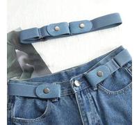 Shein 1 pieza Cinturón elástico cómodo y sin hebilla para mujeres u hombres, cinturón invisible sin abultamientos y sin problema, cinturón elástico ajustabl