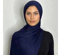 Shein 1 pieza Clásico unicolor elegante y casual Hijab de modal, estilo turbante adecuado para la vida diaria, salidas y reuniones