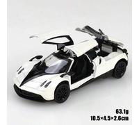 Shein 1 pieza Coche de juguete a escala 1/43 monocromo para niños, réplica parcialmente de aleación de zinc del superdeportivo chino estilo dragón, coche de