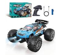 Shein 1 pieza Coche de radiocontrol, Monster Truck todoterreno de alta velocidad 2.4Ghz, coche de control remoto a 25km/h con luces de carrocería y batería