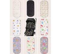 Shein 1 pieza Cojín de asiento de cochecito de bebé con estampado de dibujos animados, suave y resistente, amigable con la piel, adecuado para todas las est