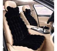 Shein 1 pieza Cojín de asiento de felpa para coche, cojín de asiento individual, cojín de respaldo para asiento trasero, alfombra de coche de felpa de invie