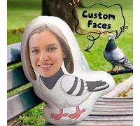 Shein 1 pieza Cojín decorativo personalizado con foto - Diseños de animales lindos y divertidos | Regalo ideal para novio, novia, papá, mamá, familia y amig