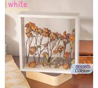 Shein 1 pieza Colección de flores del Día de San Valentín - Deja que el amor dure para siempre. Este marco de fotos decorativo calado se puede mostrar horiz