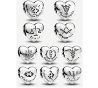 Shein 1 pieza Colgante con logo profesional de plata de ley 925, adecuado para combinar con pulseras de joyería de mujer, mi estilo favorito