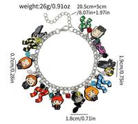 Shein 1 pieza Colgante del Galeón Dorado de las Reliquias de la Muerte de Harry Potter, Pulsera del Galeón Dorado de Harry Potter, Pulsera hecha a mano de m