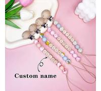 Shein 1 pieza Colgante personalizable con nombre - Regalo para amigo/Regalo de consuelo/Regalo de cadena de madera/Regalo de cumpleaños/Regalo de Año Nuevo/