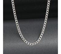 Shein 1 pieza Collar de cadena de acero inoxidable minimalista para niños de 16/20/24 pulgadas, joyería de moda urbana para niños y niñas, accesorio diario