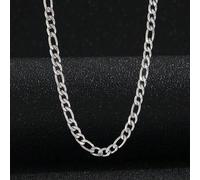 Shein 1 pieza Collar minimalista de cadena Fiagro NK 1:3 de 2mm/4mm para niños y niñas, joyería urbana de moda para regalo