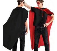 Shein 1 pieza Conjunto de capa y máscara de superhéroe, conjunto de capa para juego de roles que incluye 1 capa y 1 máscara, disfraz de superhéroe para adul