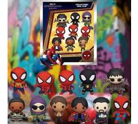 Shein 1 PIEZA Conjunto exclusivo de llavero con clip de bolsa de misterio de Spider-Man con licencia oficial de Marvel. Cada bolsa contiene un llavero de pe