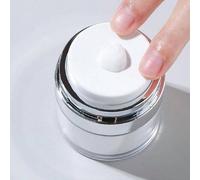 Shein 1 pieza Contenedor con bomba hidratante de 15ml/30ml/50ml, dosificador de botella de viaje para loción, tarro de crema recargable al vacío de tamaño d