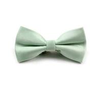 Shein 1 pieza Corbata de moño clásica y versátil de unicolor con rayas de una sola capa, adecuada para bodas, celebraciones, fiestas, Año Nuevo y vestimenta