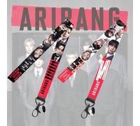Shein 1 pieza Cordón de cuello BT/S AIRRANG RM Jin J-Hope Jimin V K-Pop Accesorios esenciales para conciertos Identificación de fans Correa para tarjeta de