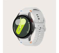 Shein 1 pieza Correa de banda de reloj inteligente con patrón de ondas de silicona de dos tonos, compatible con Samsung Galaxy Watch 4/5/6/7 40mmmm mmMMmmm/