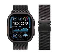 Shein 1 pieza Correa de bucle milanés para Apple Watch S10 de 46mm, 42mm, Ultra 2 de 49mm, 44mm, 45mm, 41mm, 40mm, 38mm para hombres y mujeres, banda de me