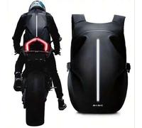 Shein 1 pieza Correa de mochila para casco de motocicleta con tiras reflectantes, le permite llevar talla grande artículos en su viaje en motocicleta
