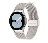 Shein 1 pieza Correa de reloj de metal con estampado de estrellas de Milán, compatible con Samsung, relojes inteligentes Honor, correa de repuesto elegante,