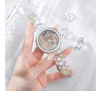 Shein 1 pieza Correa de reloj de moda de 20 mm compatible con Samsung Galaxy Watch 8/7/6/5/4 (40 mm/44 mm), correa de reloj inteligente casual, banda colori