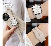 Shein 1 pieza Correa de reloj de silicona suave con estampado de cielo estrellado, unisex, hebilla deportiva, cómoda y ajustable, resistente al agua, compat