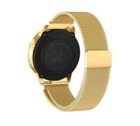 Shein 1 pieza Correa de reloj deportivo de malla metálica, unisex, se ajusta a relojes inteligentes de 18mm/20mm/22mm, elegante correa milanesa de metal dor