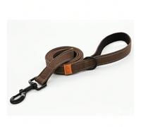 Shein 1 pieza Correa para perros, resistente correa de tela con franjas reflectantes y anilla D para perros pequeños, medianos y grandes