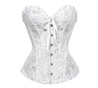 Shein 1 pieza Corset superior de estilo palaciego para mujer, top moldeador corporal ajustado para el abdomen tipo bustier para disfraz de Halloween