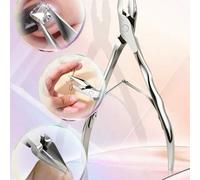 Shein 1 pieza Cortaúñas con removedor de rhinestones Bello Paratu, de acero inoxidable, tijeras para arte de uñas, cortaúñas para uñas encarnadas y gruesas,