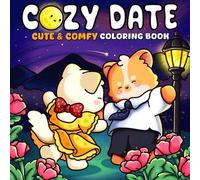 Shein 1 pieza COZY DATE: Libro para colorear para adultos y adolescentes, diseños súper lindos de espacios acogedores y hygge para relajación. Libera emocio