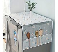 Shein 1 pieza Cubierta antipolvo multifuncional estilo Ins para refrigerador con bolsillo, 60cm*180cm / 55cm*130cm, adecuada para refrigeradores de doble pu