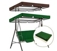 Shein 1 pieza Cubierta superior resistente al agua de 210D para silla colgante, cubierta superior para protección solar de silla de jardín al aire libre