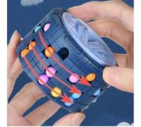 Shein 1 pieza Cubo de Frijol Mágico Giratorio Acertijo Mental para Adolescentes, Juguete Fidget para Entrenamiento Mental y Alivio del Estrés