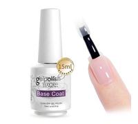 SHEIN Esmalte de uñas en gel transparente gelatina – Pack 3 x 15 ml, removible con remojo LED/UV