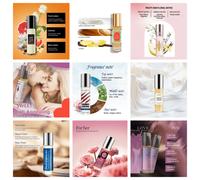 Shein 1 pieza de 30ML/1 pieza de 10ML Serie de Feromonas, una colección integral de aceites aromáticos para hombre y mujer, fragancias para citas, pequeños