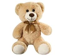 Shein 1 pieza de 35cm de Oso de peluche con lazo, juguete de peluche suave y cómodo de 13,78 pulgadas para decoración del hogar y regalo de cumpleaños/fe