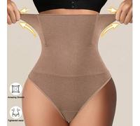 Shein 1 pieza de bragas de cintura alta sin costuras con control de abdomen, ropa interior moldeadora, bragas moldeadoras para mujer, moldeador corporal, en