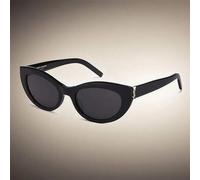 Shein 1 pieza de gafas de moda de mujer de SAINT LAURENT, gafas de moda con montura de ojo de gato YSL (estilo unisex para parejas), adecuadas para viajar,