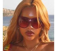 Shein 1 pieza de gran tamaño con marco envuelto, personalizadas, de una sola pieza, de moda Y2K, versátiles para fotografía callejera, adecuadas para uso di