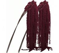 Shein 1 pieza de planta colgante artificial de hilo de amaranto negro, lágrimas de amante falsas, para arreglos florales, jarrones, ramos, decoración del ho