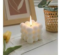 Shein 1 pieza de vela decorativa con forma de burbuja, con aroma, de 5.2oz, con diseño de fragancia de pastelería nórdica, para decoración del hogar y regal