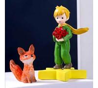 Shein 1 pieza Decoración hecha a mano de resina del Principito - Adorno de escritorio/estantería/coche, regalo con tema de fantasía y coleccionable lindo pa