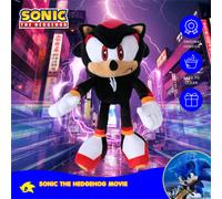 Shein 1 PIEZA Decoración oficial con licencia de Sega de la serie de películas de Sonic the Hedgehog, peluche de Sonic de alta calidad en tela azul, decorac