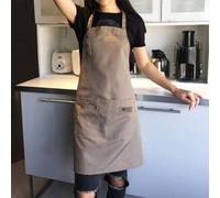 Shein 1 Pieza Delantal De Cocina Resistente Al Agua Y Al Aceite Con Correa Para El Cuello, Ideal Para La Industria Culinaria Y Floral