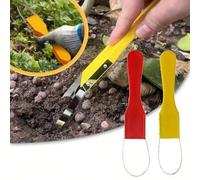 Shein 1 pieza Deshierbador manual para el hogar, herramienta de deshierbe para el jardín y el césped con mango de plástico, hace que la jardinería sea fácil