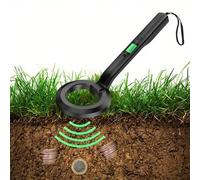 Shein 1 pieza Detector de metales de mano con pantalla LCD - Alta sensibilidad de detección de 360°, alarma de vibración y diseño ergonómico, adecuado para