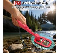Shein 1 pieza Detector de metales portátil TC-120 - Localizador de inducción de pulso, adecuado para buceo y búsqueda de tesoros, bobina de 4.2 pulgadas, li