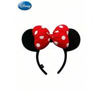 Shein 1 pieza Diadema con aretes de Minnie con licencia oficial de Disney, estilo Estrella de la , Lámpara de Aladdin, Stitch con lentejuelas, aretes de rat